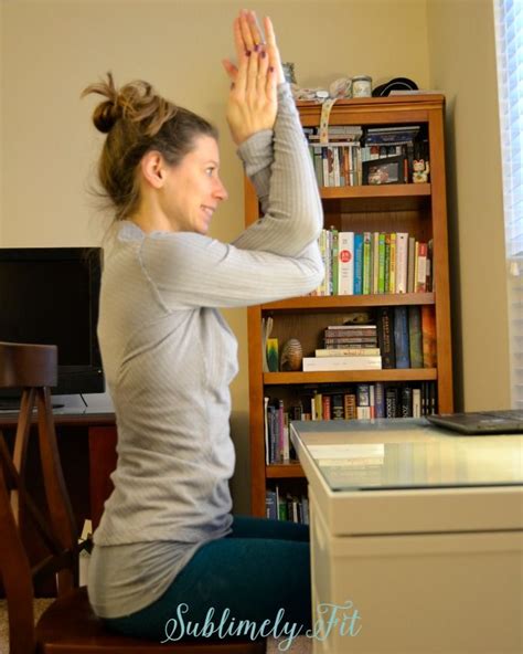 Yoga At Work Yoga Poses You Can Do At Your Desk Sublimely Fit Yoga