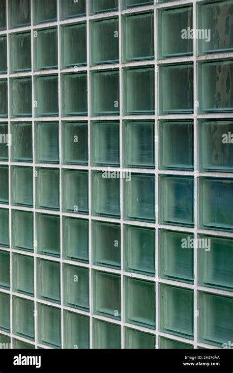 Glass Bricks Used For Letting In Light In A Modern Building Glass Building Bricks Glass Cubes