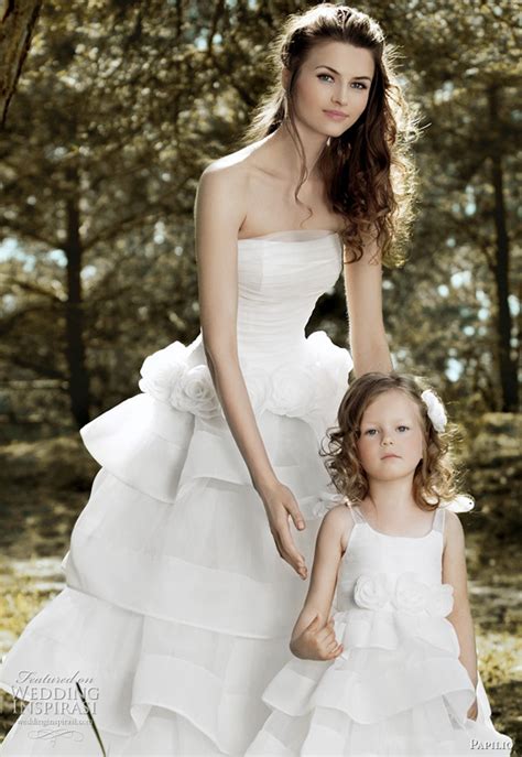 Matching Flower Girl Dresses To Bridal Gowns Belle The Magazine The