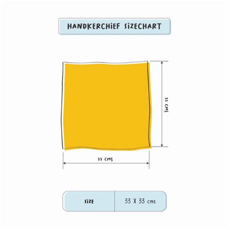 Handkerchief Size Chart – Thela Gaadi