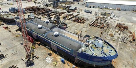 Us Lng Bunker Barge For Shell Takes Shape Tradewinds