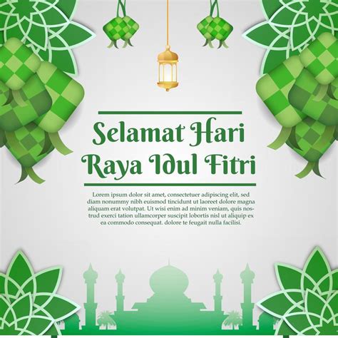 Contoh Greeting Card Idul Fitri