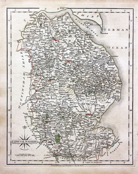 Antique Maps Of Lincolnshire Richard Nicholson