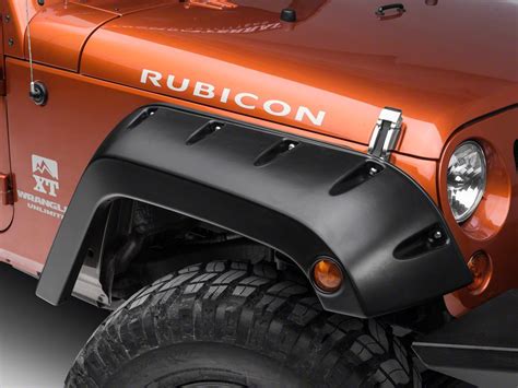 Bushwacker Factory Width Pocket Style Fender Flares Front Pair 07 17