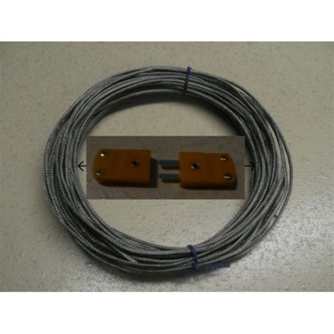 Business Industrial Male Female Flat Pin K Thermocouple Wire