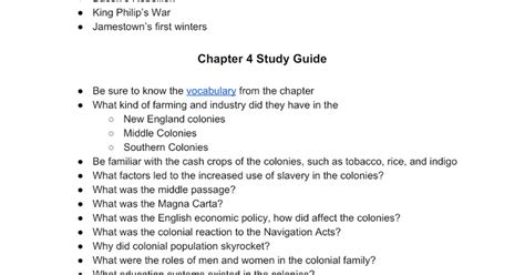 Unit 1 Study Guide Google Docs