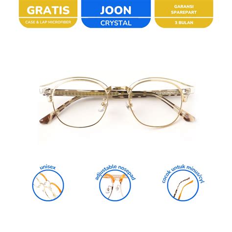 Jual Zonakacamata The Classic Joon Crystal Frame Kacamata Pria