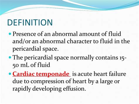 Pericardial Effusion