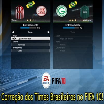 Correção dos Times Brasileiros FIFA 10 Master Patchs