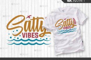 Salty Vibes Svg Cut File Beach Life Svg Graphic By Pixel Elites