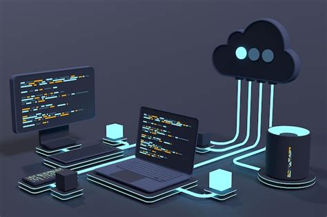 Premium Photo Cloud Technology Computing Concept Modern Cloud