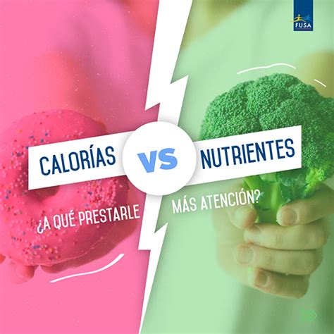 Calorías Vs Nutrientes ¿a Qué Prestarle Más Atención Fusa Ac