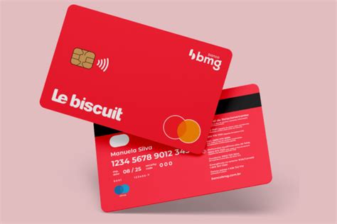 Cartão de crédito BMG Le Biscuit cashback em todas as compras