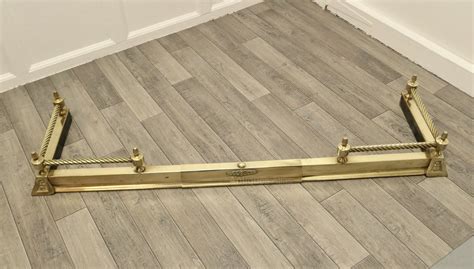 Antiques Atlas Victorian Extending Barley Twist Brass Fender