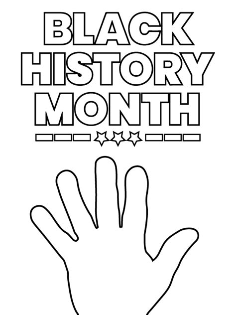 Free Black History Month Coloring Page Free Printable Coloring Pages