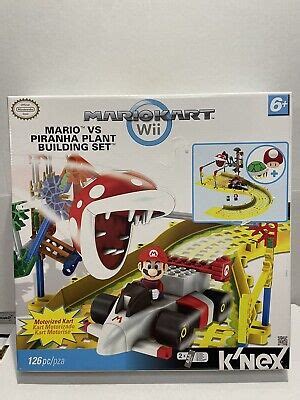 Knex Mario Kart Nintendo Wii Mario Vs Piranha Plant Building Set 6 126