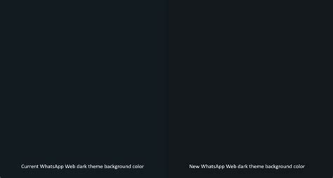 WhatsApp web client's dark theme to get subtle improvements - SamMobile