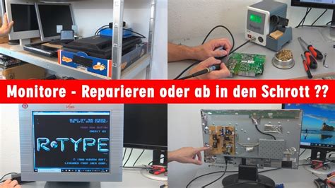 Monitore Reparieren Oder Ab In Den Schrott TFT LCD Monitor Test