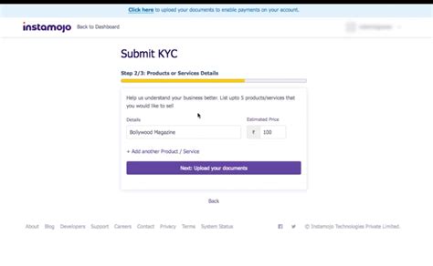 How To Update KYC Documents On Instamojo