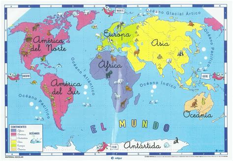 Mapamundi, 100 mapas del mundo para imprimir y descargar gratis