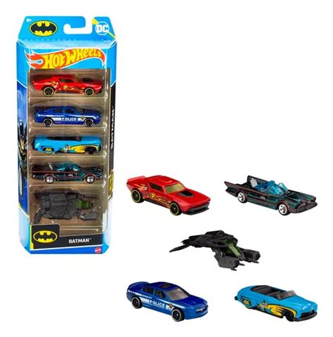 Hot Wheels Pack Carrinhos Cole O Batman Mattel Parcelamento Sem Juros