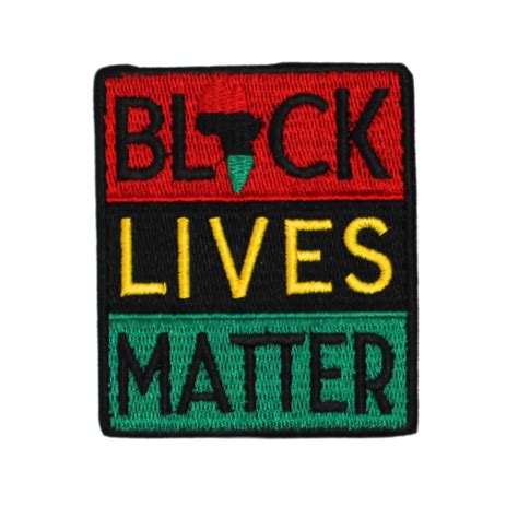 Black Lives Matter Patch Smallembroidery American Htv And Crafts