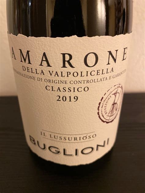 2019 Buglioni Amarone Della Valpolicella Classico Il Lussurioso Italy