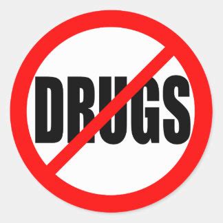 Say No To Drugs Stickers | Zazzle