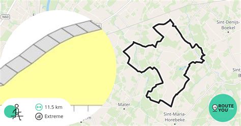 Geuzenhoek 12 Km Mater Wandelroute RouteYou