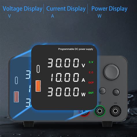 Wanptek Adjustable Power Supply Dc Ammeter Stabilized V A W