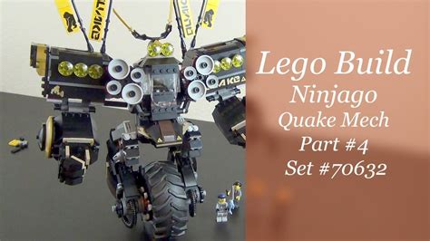 Lego Ninjago Build Quake Mech Set 70632 Part 4 Youtube