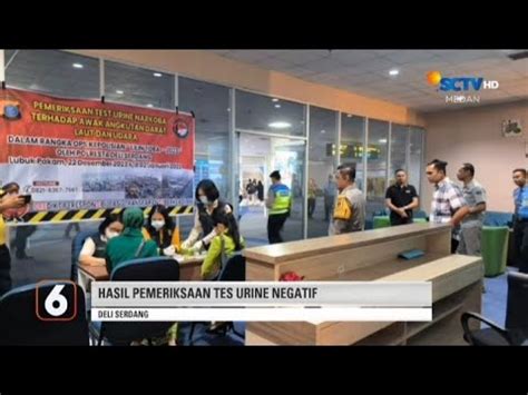 OPS LILIN TOBA 2024 POLRESTA DELI SERDANG MELAKUKAN TES URIN KEPADA