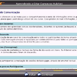 Relatório de avaliação de participação do ambiente AulaNet Dessa