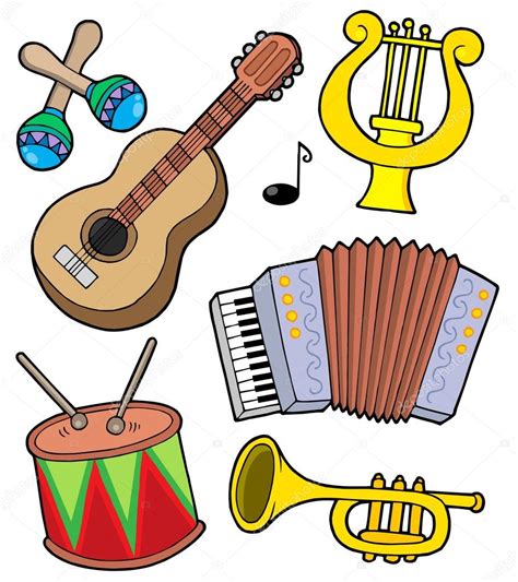 Music Instruments Collection 1 Stock Vector Image By ©clairev 2259296