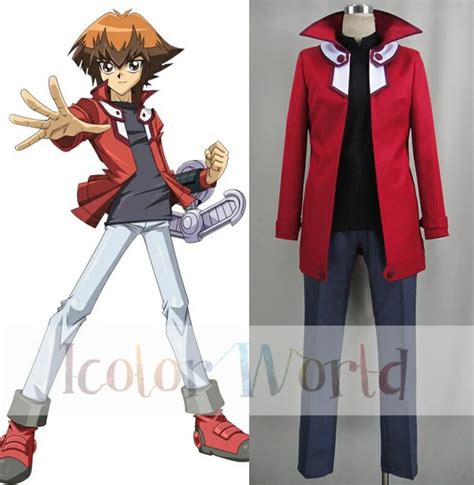 Yu Gi Oh! GX Jaden Yuki Judai Yuki Cosplay Costume-in Anime Costumes ...