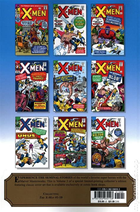 Mighty Marvel Masterworks The X Men Tpb Marvel Comic Books