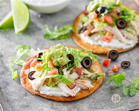 Chicken Tostadas