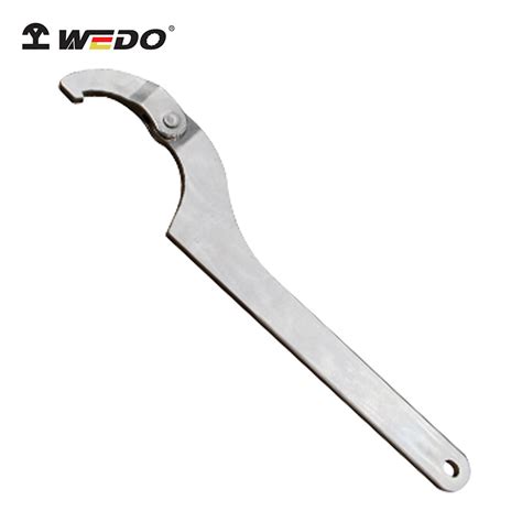 WEDO Spanner Stainless Steel Adjustable Hook Wrench Heavy Duty Hook