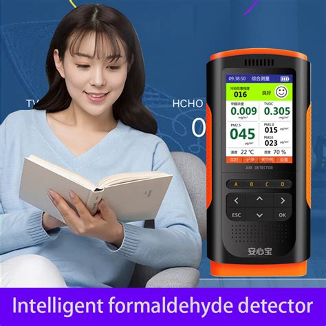 Portable Formaldehyde Meter Digital Humidity Sensor Tester Air