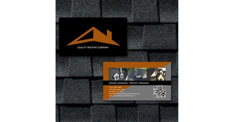 Roofing Company Business Card | Zazzle