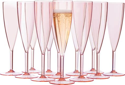 Amazon FillTouch 24 Pcs Heart Shaped Champagne Flutes Valentines