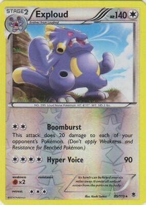 Exploud Reverse Holo 85 Prices Pokemon Phantom Forces Pokemon Cards