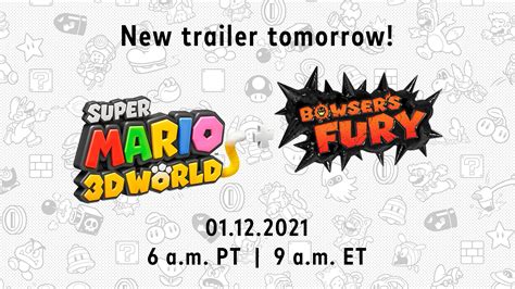 New Trailer For Super Mario 3d World Bowsers Fury Drops Tomorrow