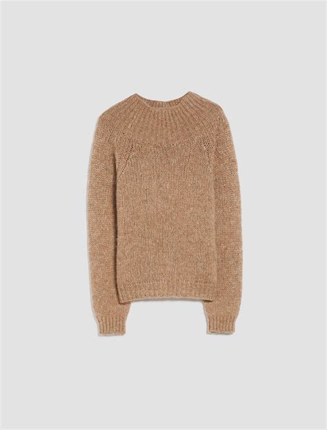 Alpaca Blend Jumper Camel Maxandco