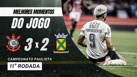 Corinthians X Santo Andre Melhores Momentos Campeonato Paulista