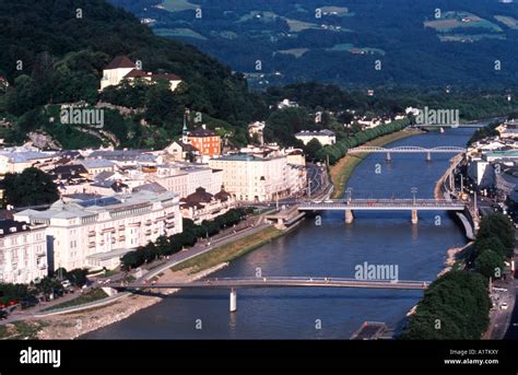 Salzach River passing through Salzburg Austria Stock Photo - Alamy