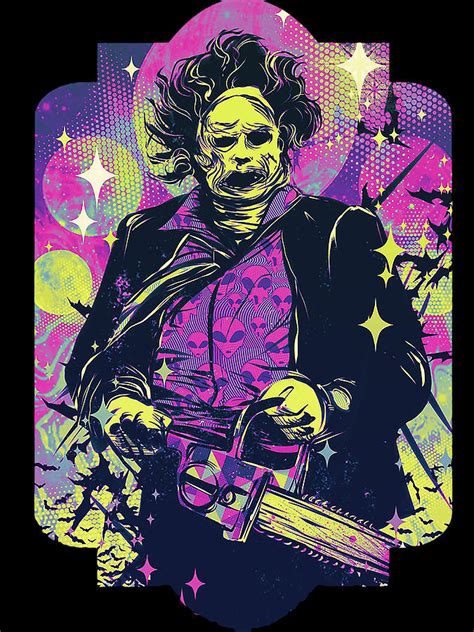 Leatherface Digital Art By Ted Oben Rosi Pixels