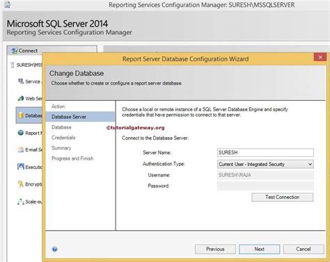 Sql Server Reporting Services Configuration Manager