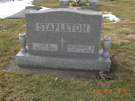 Leo B Stapleton Find A Grave Memorial