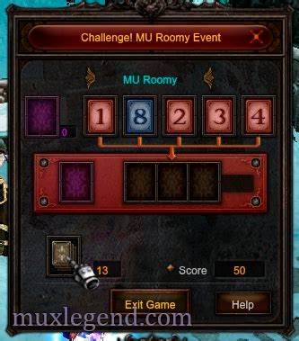 Event Mini Games Game Guides MUX Legend Community